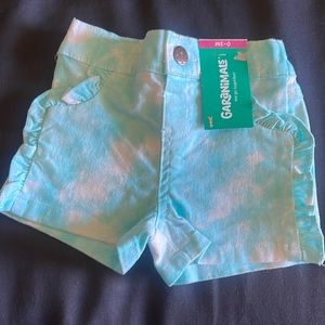 Brand new Tie dye baby shorts size 0-3months perfect for the spring and summer
